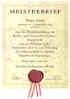Fernsehtechnik Meisterbrief 