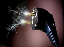 Elektrogeräte-Blitzschaden